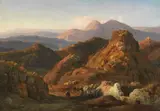 Louis Gurlitt, Abendstimmung in den Albaner Bergen