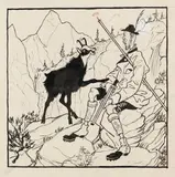 Thomas Theodor Heine, Bethmann-Hollweg auf der Gamsjagd
