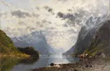 Adelsteen Normann, Norwegische Fjordlandschaft