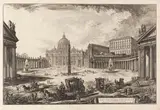 Giovanni Battista Piranesi, Veduta della Gran Piazza e Basilica di S. Pietro