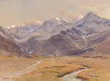 Edward Harrison Compton, 2 Bll.: Nassfeld bei Bad Gastein. Gasteiner Tal mit Bad Hofgastein