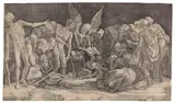 Agostino Veneziano, Die Skelette (Gli scheletri), 1518, Engraving