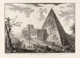 Giovanni Battista Piranesi, Veduta del Sepolcro di Cajo Cestio