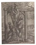 Wenceslaus Hollar, Der Leichnam am Galgen bei Mondlicht
