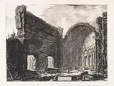 Giovanni Battista Piranesi, Avanzi di una Sala appartenente al Castro Pretorio nella Villa Adriana in Tivoli
