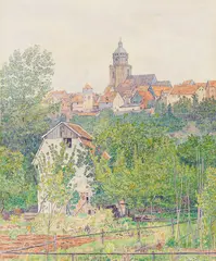 Ansicht von Homberg an der Efze by Paul Baum, Um 1919/20, Watercolor, sold May 2015