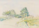 Paul Baum, Weg nach Neustadt im Frühherbst