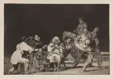 Francisco De Goya, El que no te ama, burlando te difama (La Lealtad), 1816-1824, Etching and aquatint