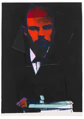 Andy Warhol, Lenin, 1987, Silkscreen in colors