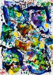 Sam Francis, Untitled (SF86-078), 1986, Acrylic on paper
