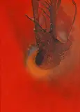 Otto Piene, Firefly, 1976, Oil