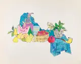 Andy Warhol, Still Life with Fruit on Table