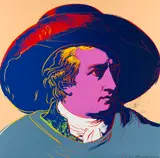 Andy Warhol, Goethe, 1982, Silkscreen in colors