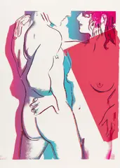 Love by Andy Warhol, Um 1983, Collage, sold Dec 2014