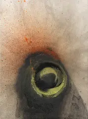 Otto Piene, Performance, 1983, Oil