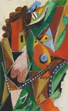 Ernst Wilhelm Nay, Melisande, 1948, Gouache