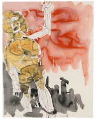 Adieu (Remix) by Georg Baselitz, 2006, Watercolor, sold Dec 2014