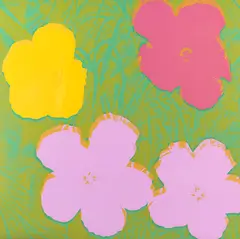 Flowers by Andy Warhol, 1970, Serigrafie auf festem Papier, sold Dec 2014