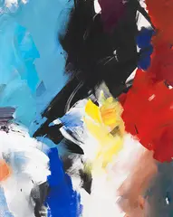 Jean Miotte, Croisade, Wohl 1980, Oil on canvas