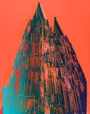 Andy Warhol, Cologne Cathedral, 1985, Farbserigraphie mit Diamantstaub auf leichtem Karton