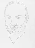 Andy Warhol, Arman, Um 1986, Graphite drawing