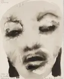 Marlene Dumas, Copy of a Model (Naomi Campbell), 1996, Brush and India ink drawing