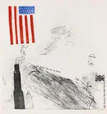 David Hockney, My bonnie lies over the ocean