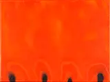 Otto Piene, Strange fires, 2008, Oil
