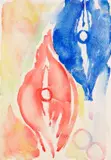 Ernst Wilhelm Nay, Augenbild, 1965, Watercolor