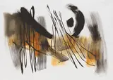 Ohne Titel by Fritz Winter, 1964, Oil on paper, sold Dec 2014