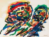 Karel Appel, Searching, 1966, Gouache