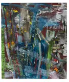 Bernd Scheid, Blue Horse, 2010, Oil on canvas