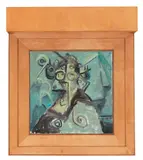 Portrait No. 206 by Anton Henning, 2007, Oil on canvas, sold Dec 2014
