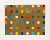 Ohne Titel by Damien Hirst, 2009, Silkscreen in colors, sold Dec 2014