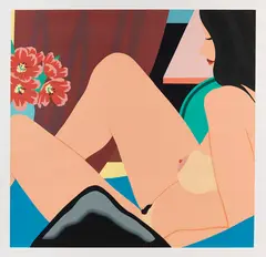 Helen Nude by Tom Wesselmann, 1981, Silkscreen in colors, sold Dec 2014