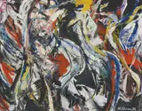 Helmut Sturm, Ohne Titel, 1984, Mixed media on canvas