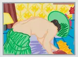 Tom Wesselmann, Judy trying on Clothes, 1997, Silkscreen in colors