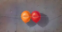 Tommy Carlsson, Captured Baloons, 2009, Oil on canvas