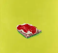 Knäckebrot by Cornelius Völker, 2000, Oil on canvas, sold Dec 2014
