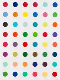 Ohne Titel by Damien Hirst, 2007, Etching and aquatint in colors, sold Dec 2014