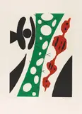 Ernst Wilhelm Nay, Sechs Aquatinten. Über den Menschen, 1965, Etching and aquatint in colors