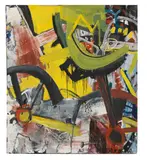 Helmut Sturm, Ohne Titel, 1980, Mixed media on canvas