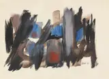Ohne Titel by Fritz Winter, 1959, Oil on paper, sold Dec 2014