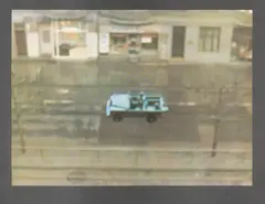 Auto by Gerhard Richter, 1969, Farboffset mit dunkelgrauem Fond, auf weißem Halbkarton, sold Dec 2014