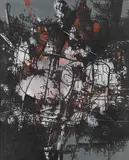 Franz Fedier, Im Wald, 1957, Oil on canvas