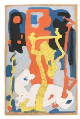 Badende by Max Ackermann, 1943, Tempera, sold Dec 2014