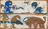 Axel Heil, Perseus, 1987, Oil on panel