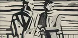 Alex Katz, 3 PM, 1988, Woodcut