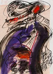 Ohne Titel by Walter Stöhrer, 1986, Mixed media, sold Dec 2014