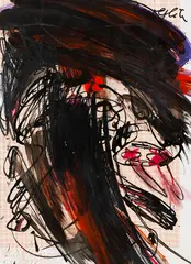 Ohne Titel by Walter Stöhrer, 1986, Mixed media, sold Dec 2014